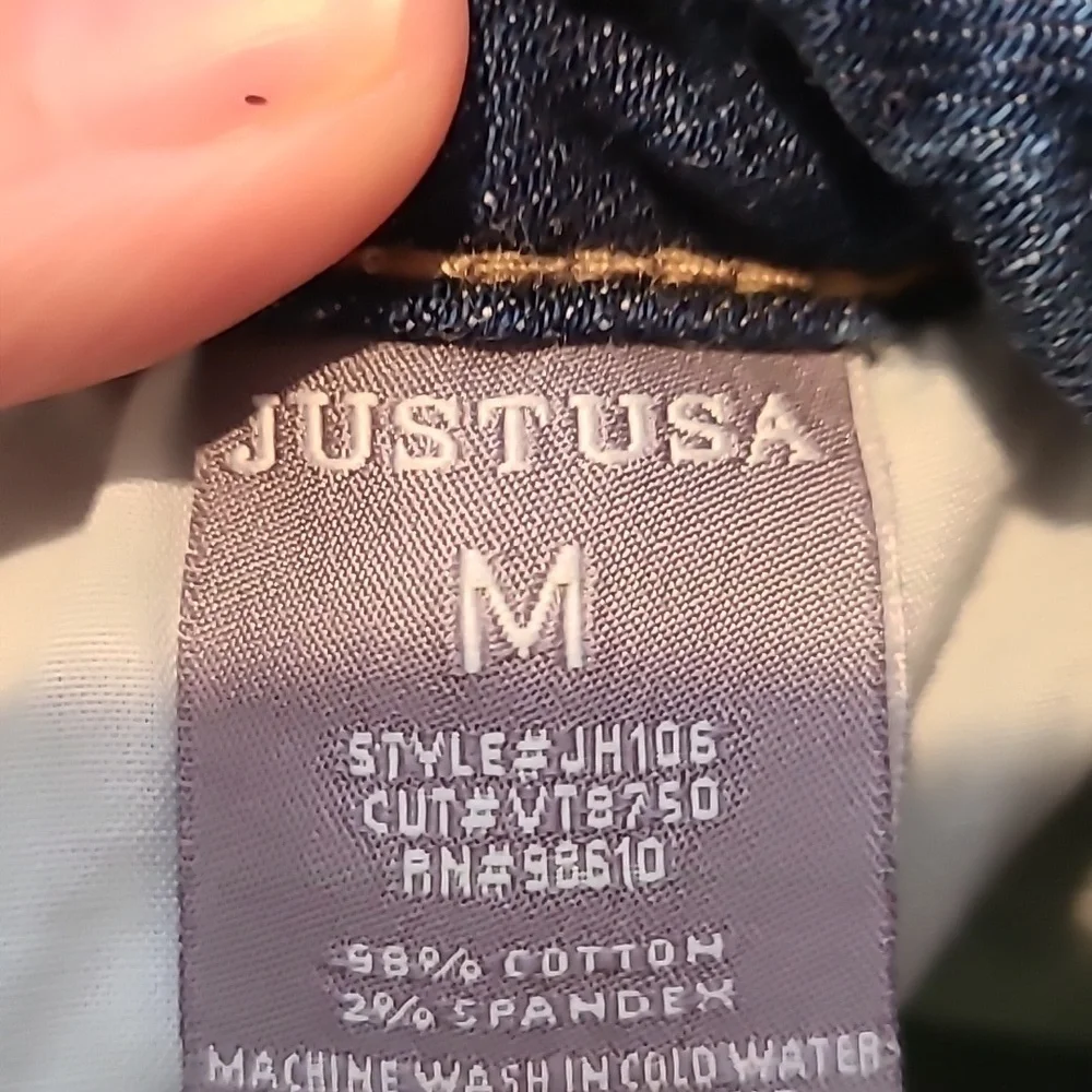 JUST USA distressed Jean Shorts | Size Medium​ - Picture 4 of 4